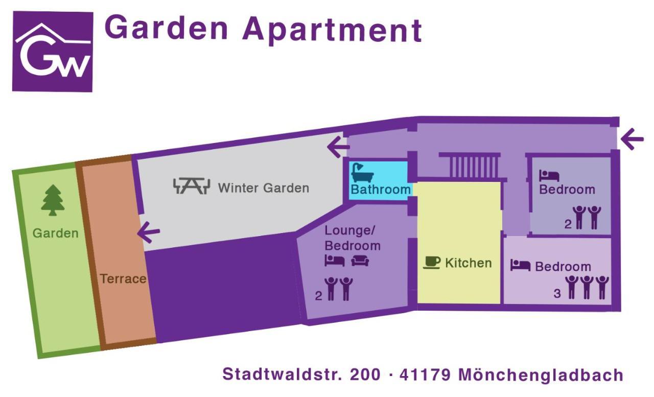 Gaestewohnung Moenchengladbach Dış mekan fotoğraf
